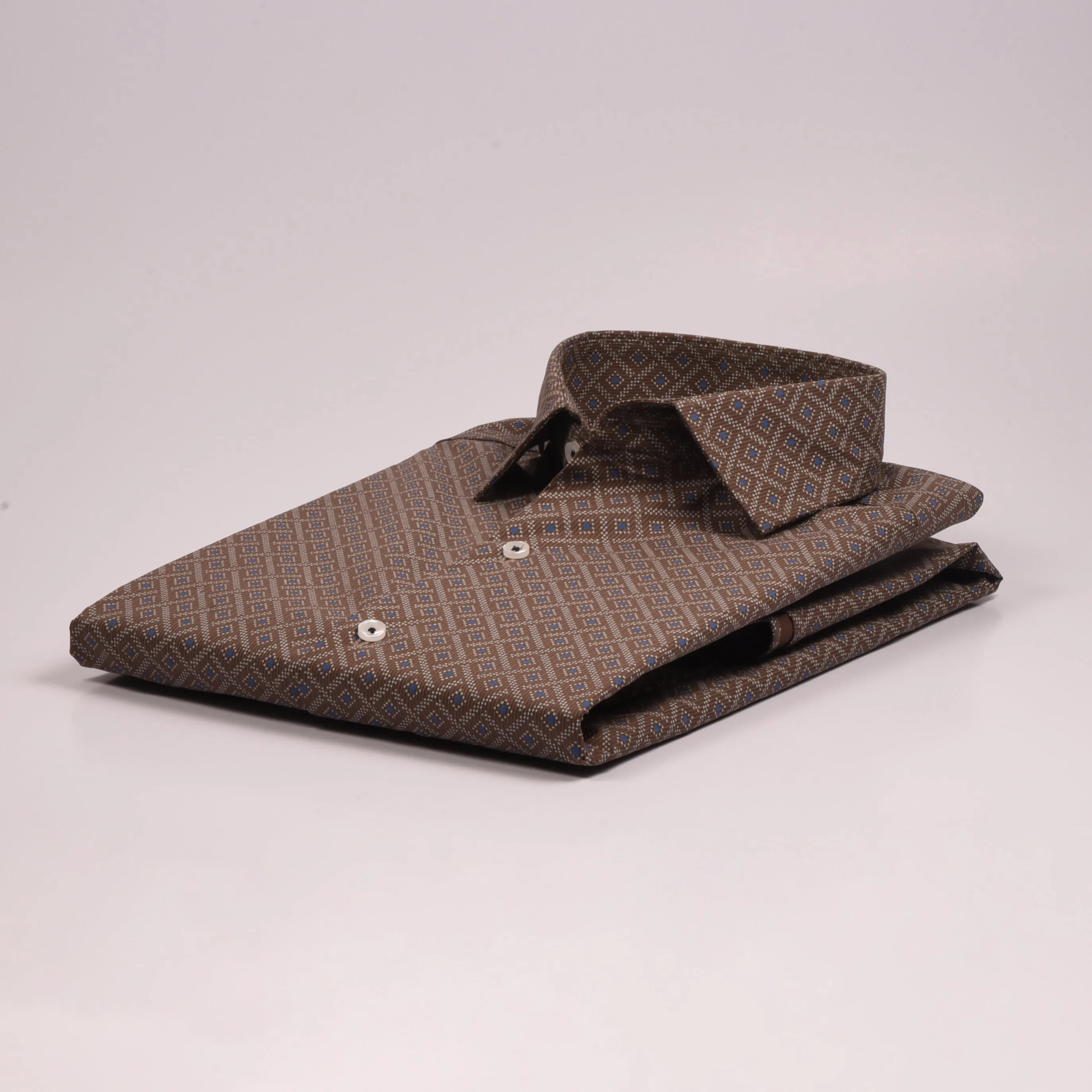 MK Brown Diamond Shirt