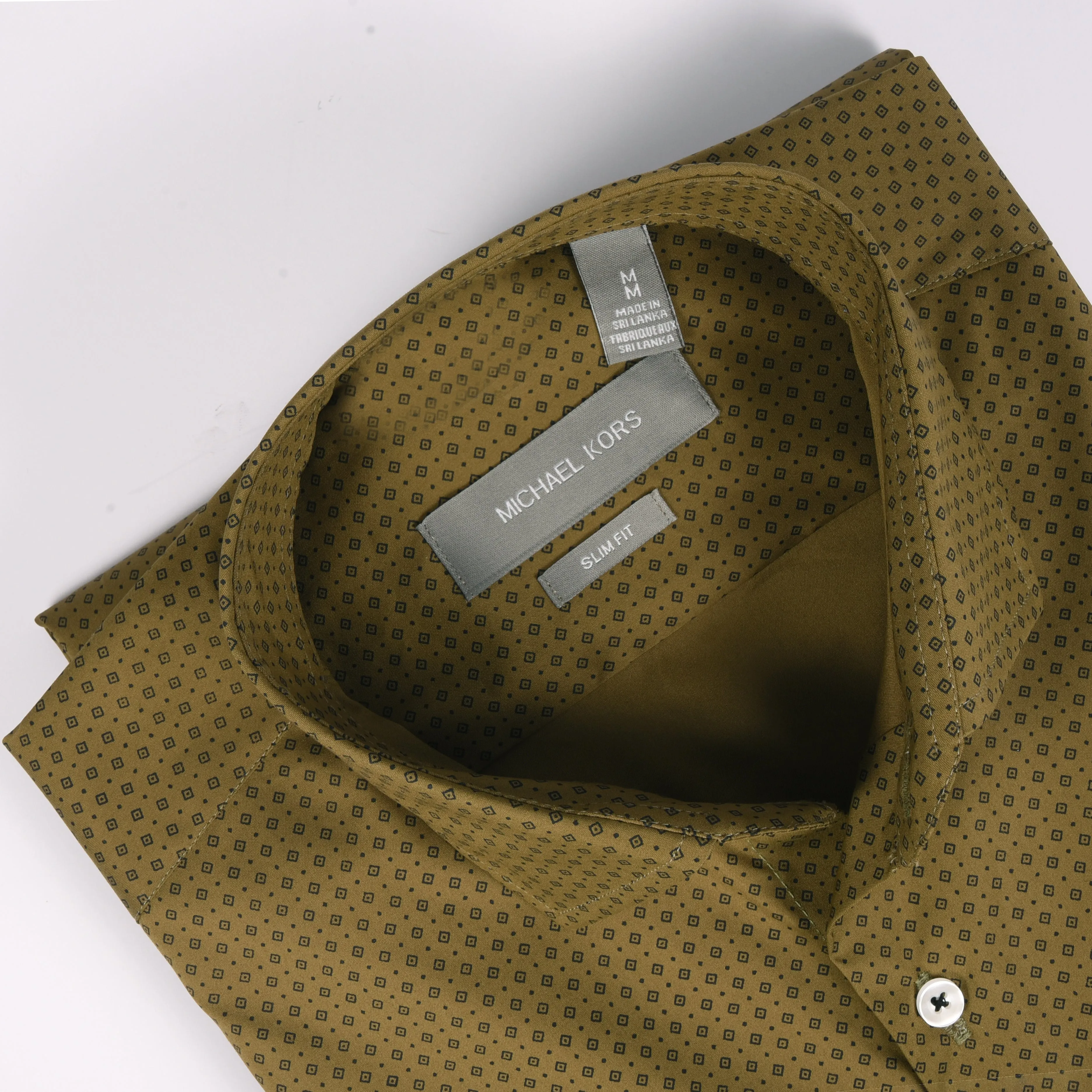 MK Brown Printed Shirt