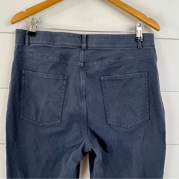 M.M.‎ LAFLEUR Sammataro Women’s 12 Better Than Denim Jeans Stretch Dusty Indigo