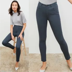 M.M.‎ LAFLEUR Sammataro Women’s 12 Better Than Denim Jeans Stretch Dusty Indigo