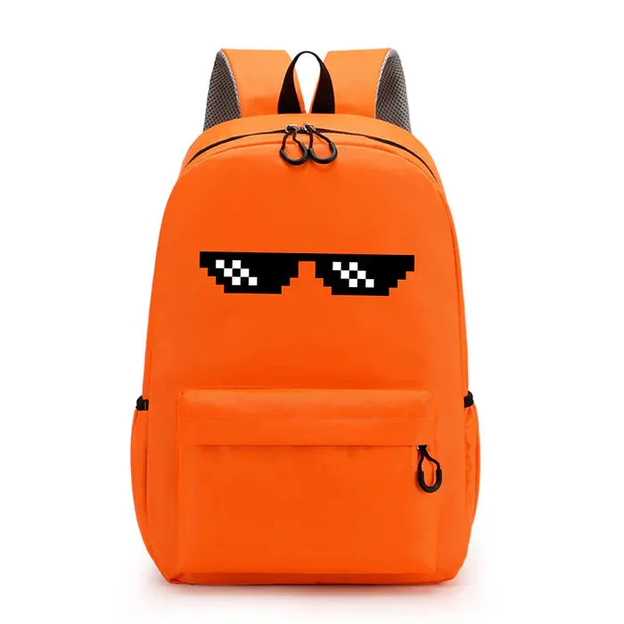 Mochila Escolar Descolada Estampa Óculos