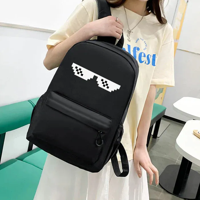 Mochila Escolar Descolada Estampa Óculos