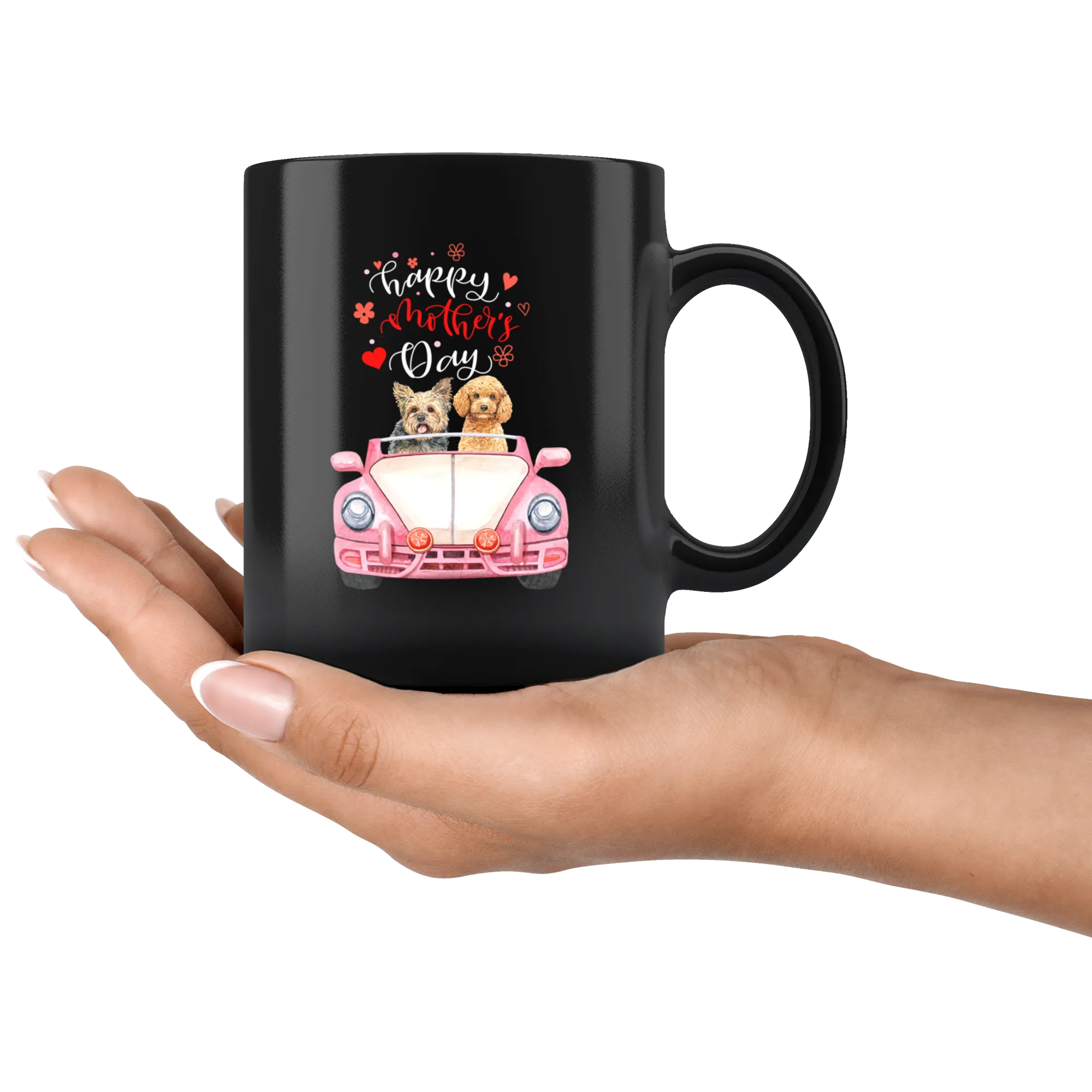 Mothers Day Coffee Mug Gift|Cute Yorkie Poodle Mothers Day Dog Lover Gift