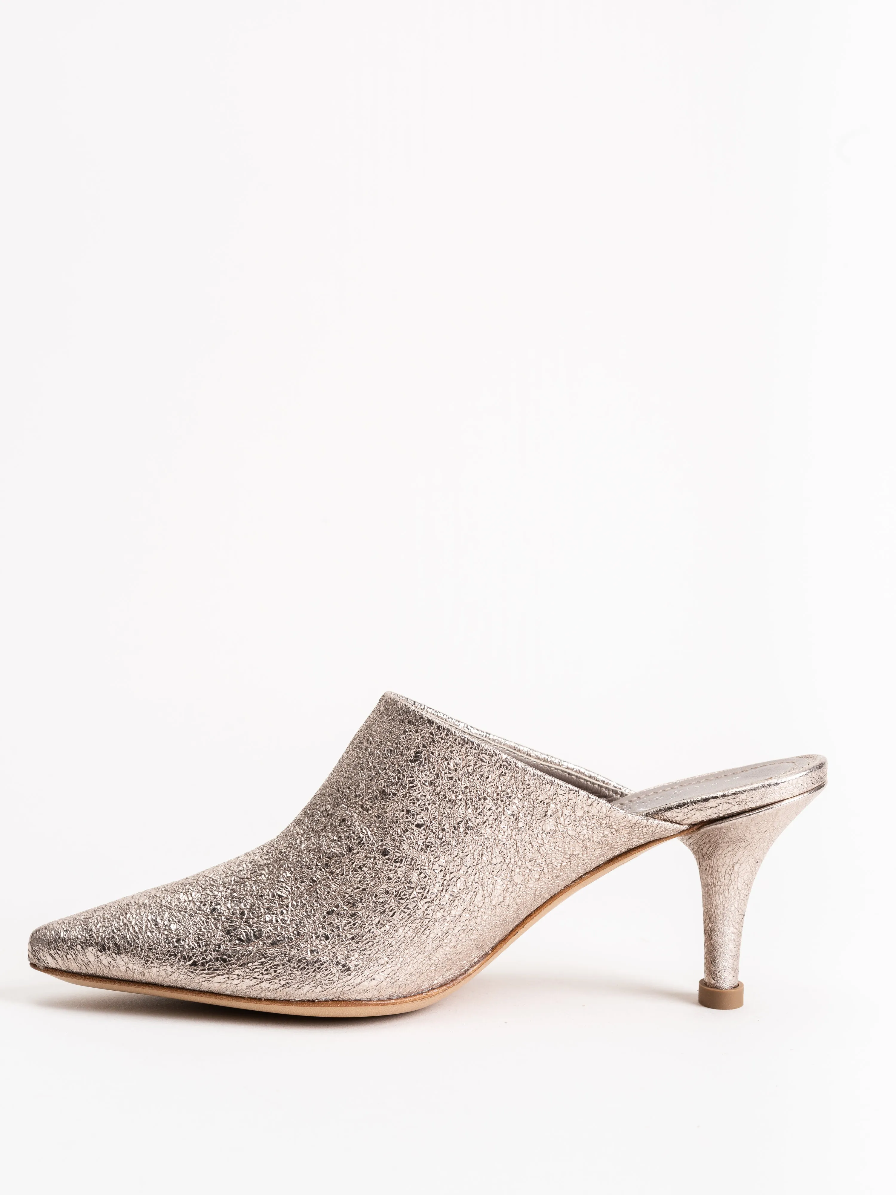mule - blush metallic