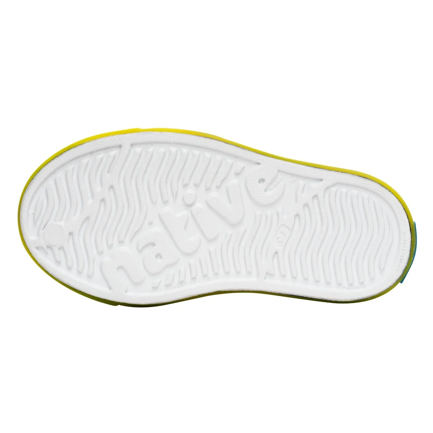 Native Shoes Jefferson - Shell White/Pickle Green/Space Blur