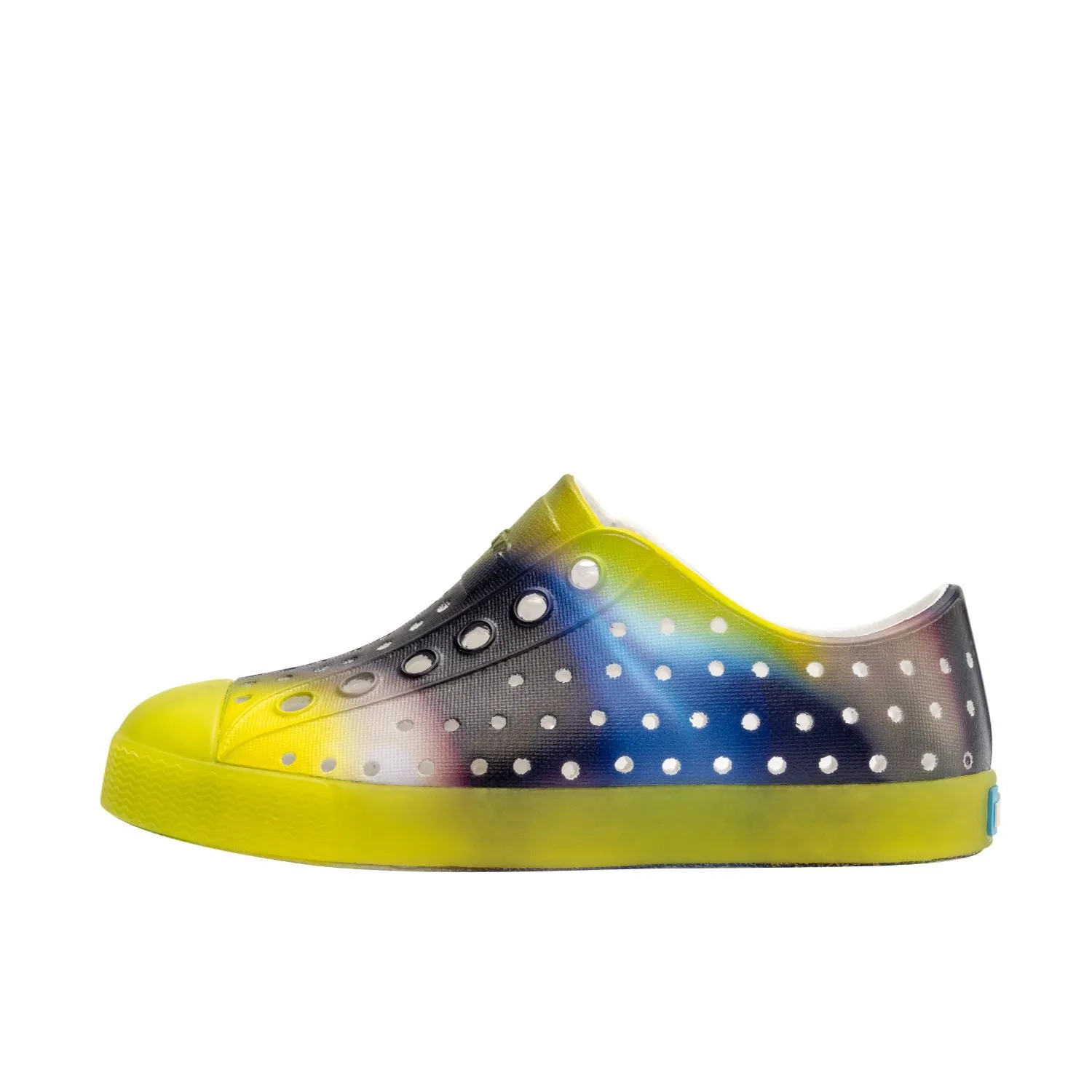Native Shoes Jefferson - Shell White/Pickle Green/Space Blur