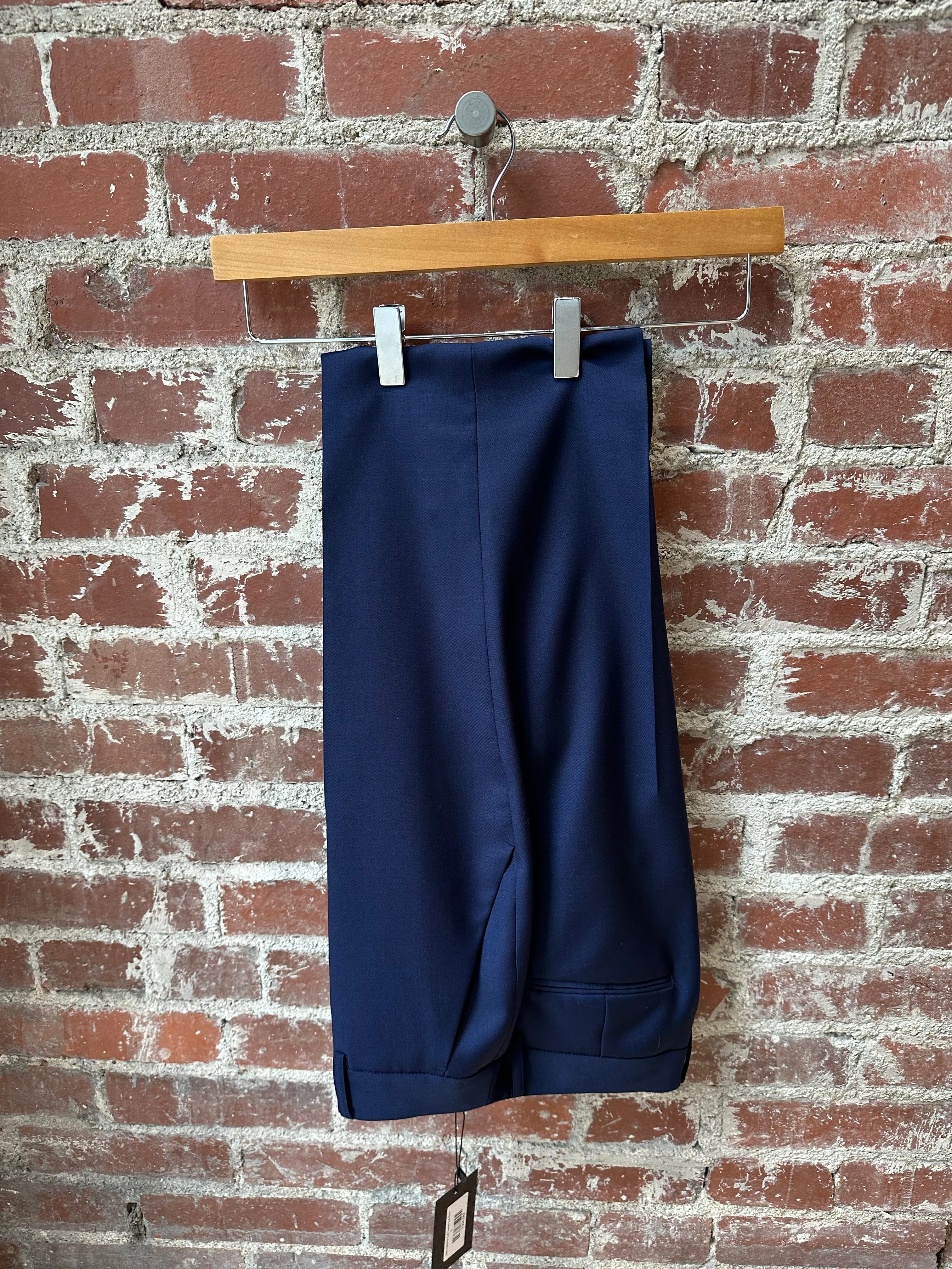 Navy Feminine Cut Premium Suit Pants