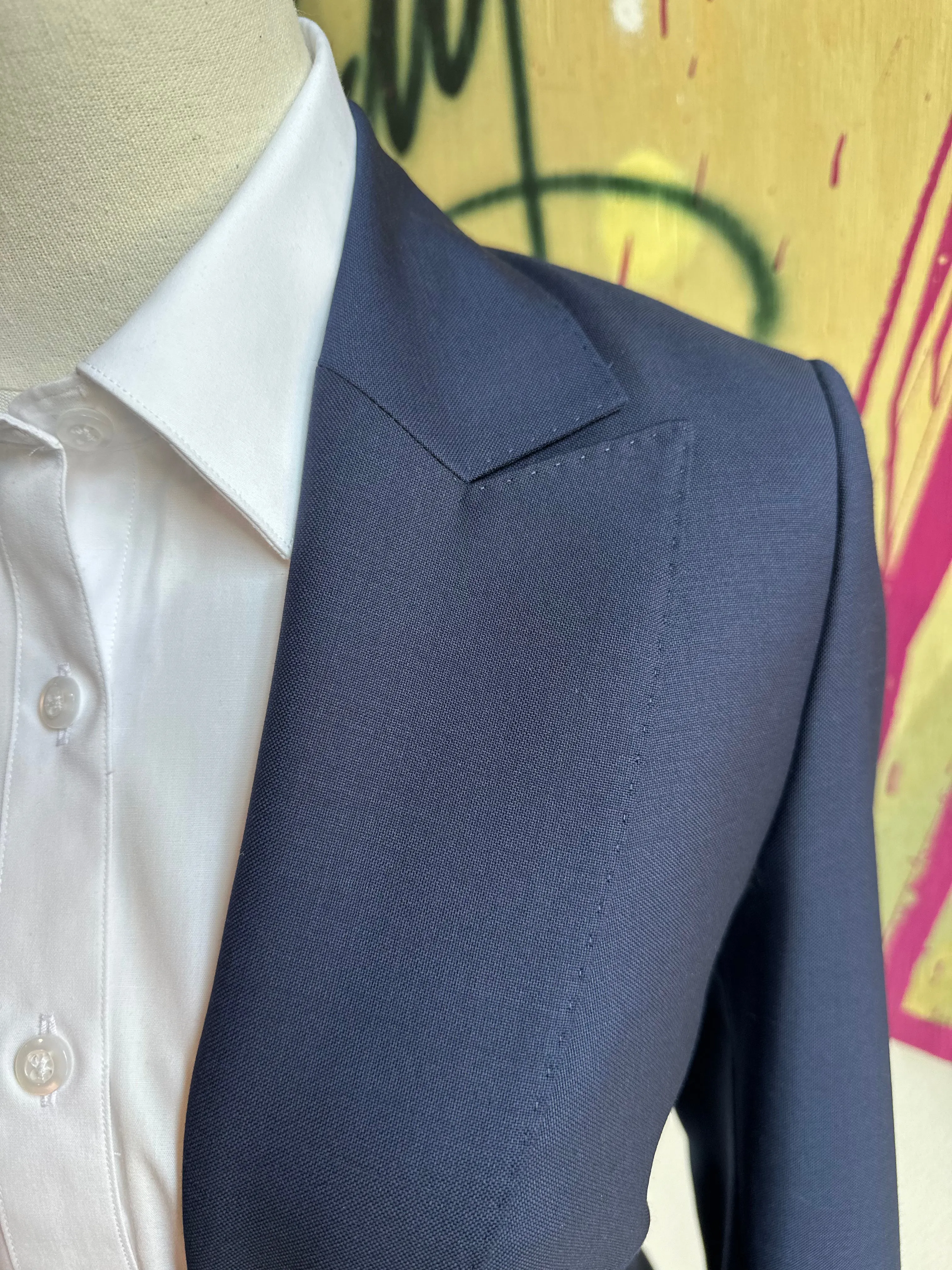 Navy Feminine Cut Premium Suit