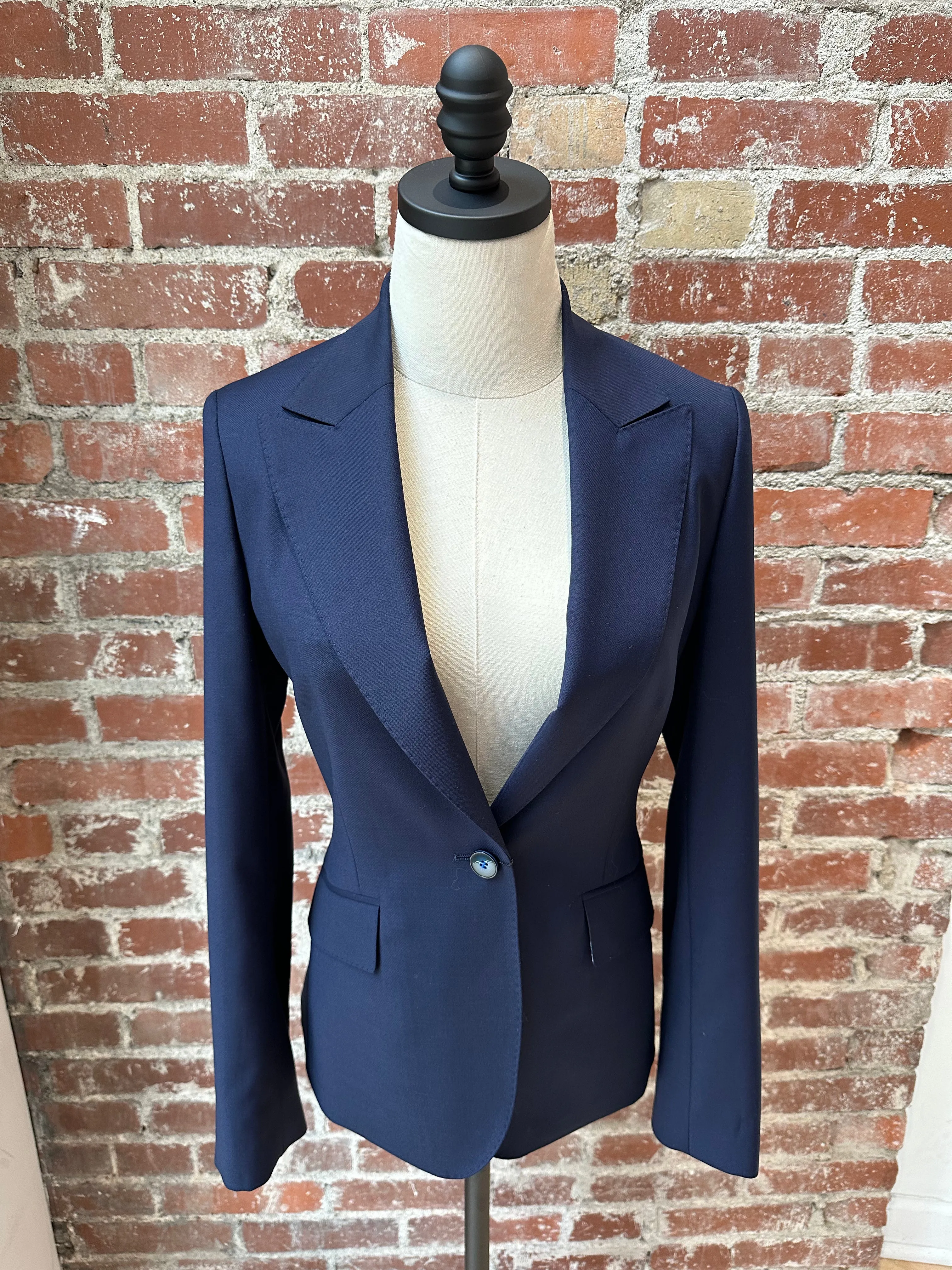 Navy Feminine Cut Premium Suit