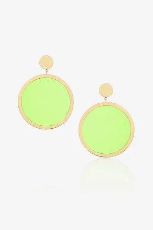 Neon Green Earring