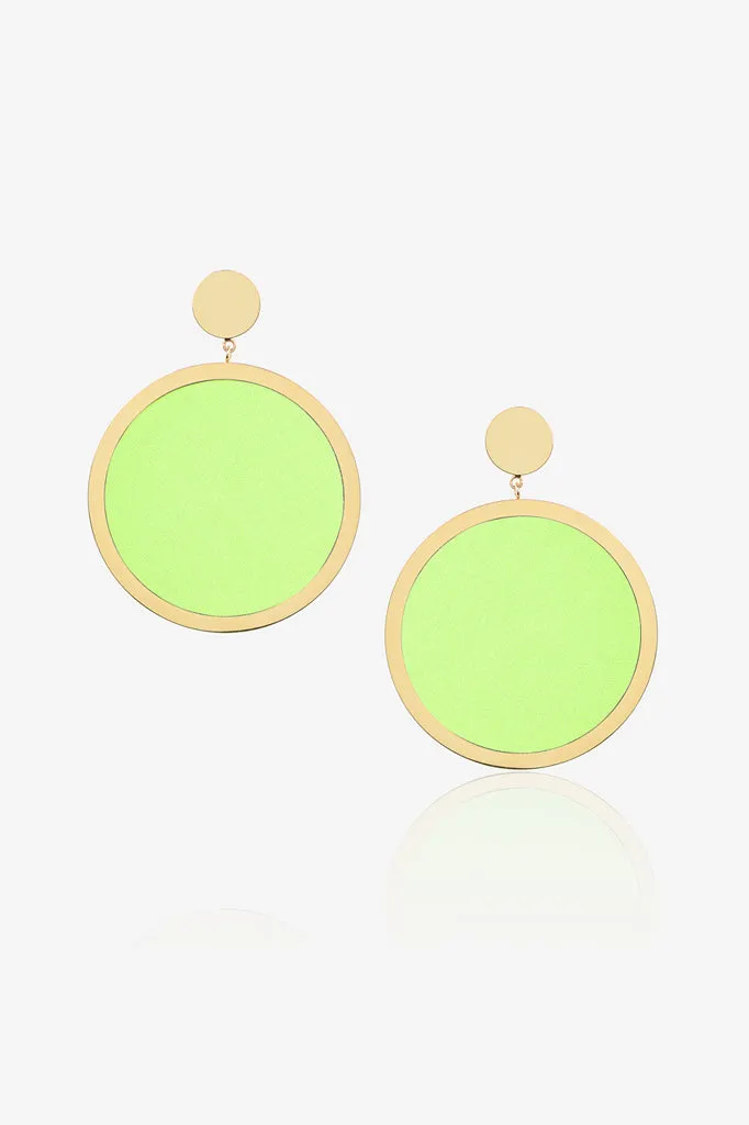 Neon Green Earring
