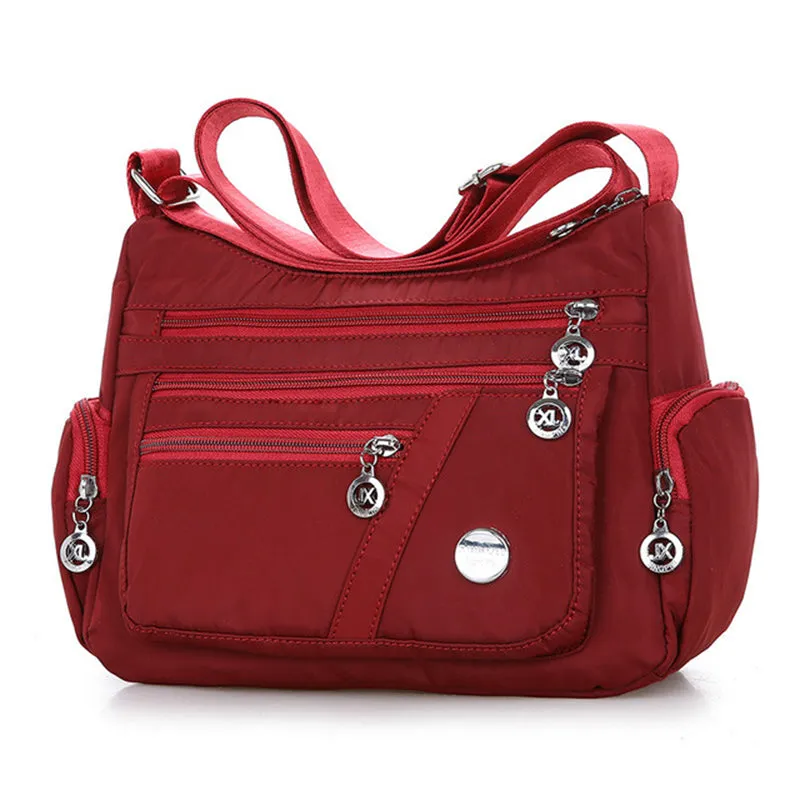 New Casual Oxford Waterproof Zipper Large Capacity Travel Handbags