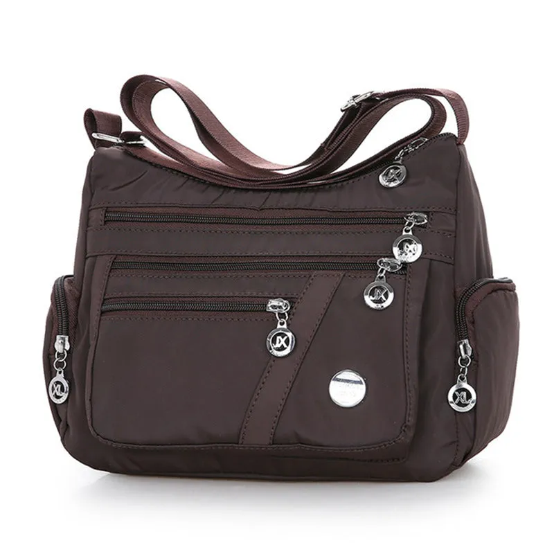 New Casual Oxford Waterproof Zipper Large Capacity Travel Handbags