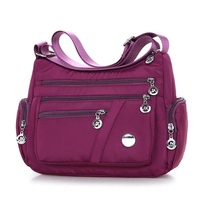 New Casual Oxford Waterproof Zipper Large Capacity Travel Handbags