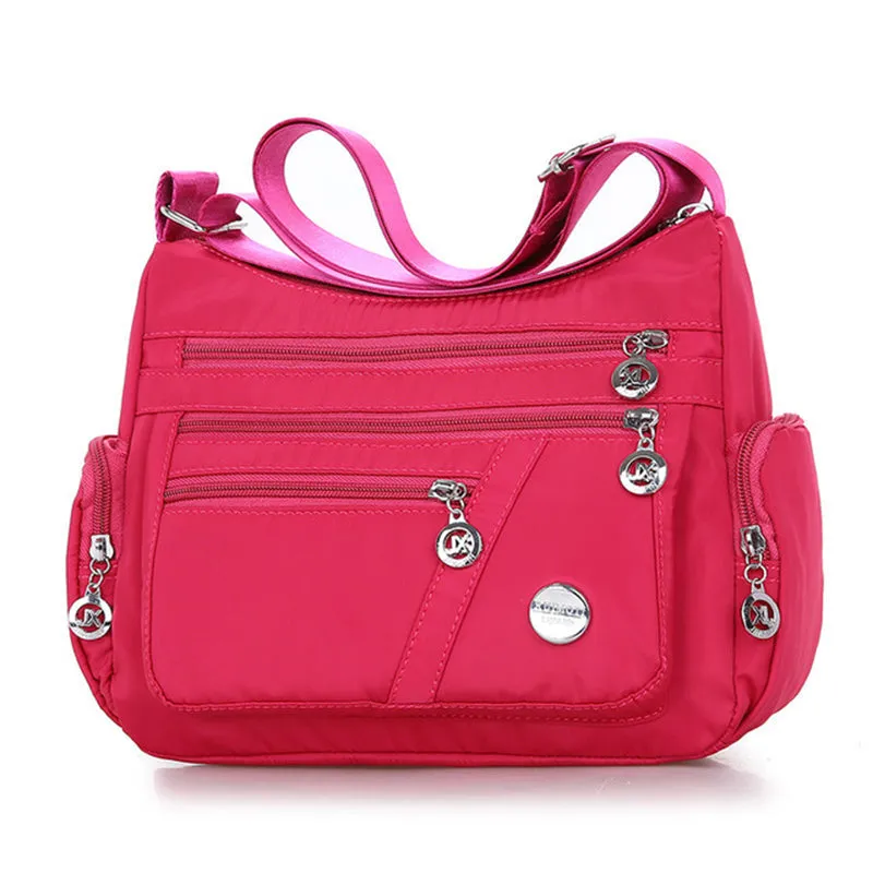 New Casual Oxford Waterproof Zipper Large Capacity Travel Handbags