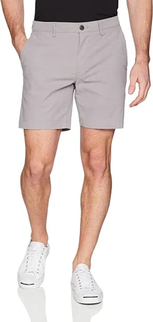 New with tags! Goodthreads Men's 7" Inseam Lightweight Comfort Stretch Oxford Short in Gunmetal Grey, Sz 34!