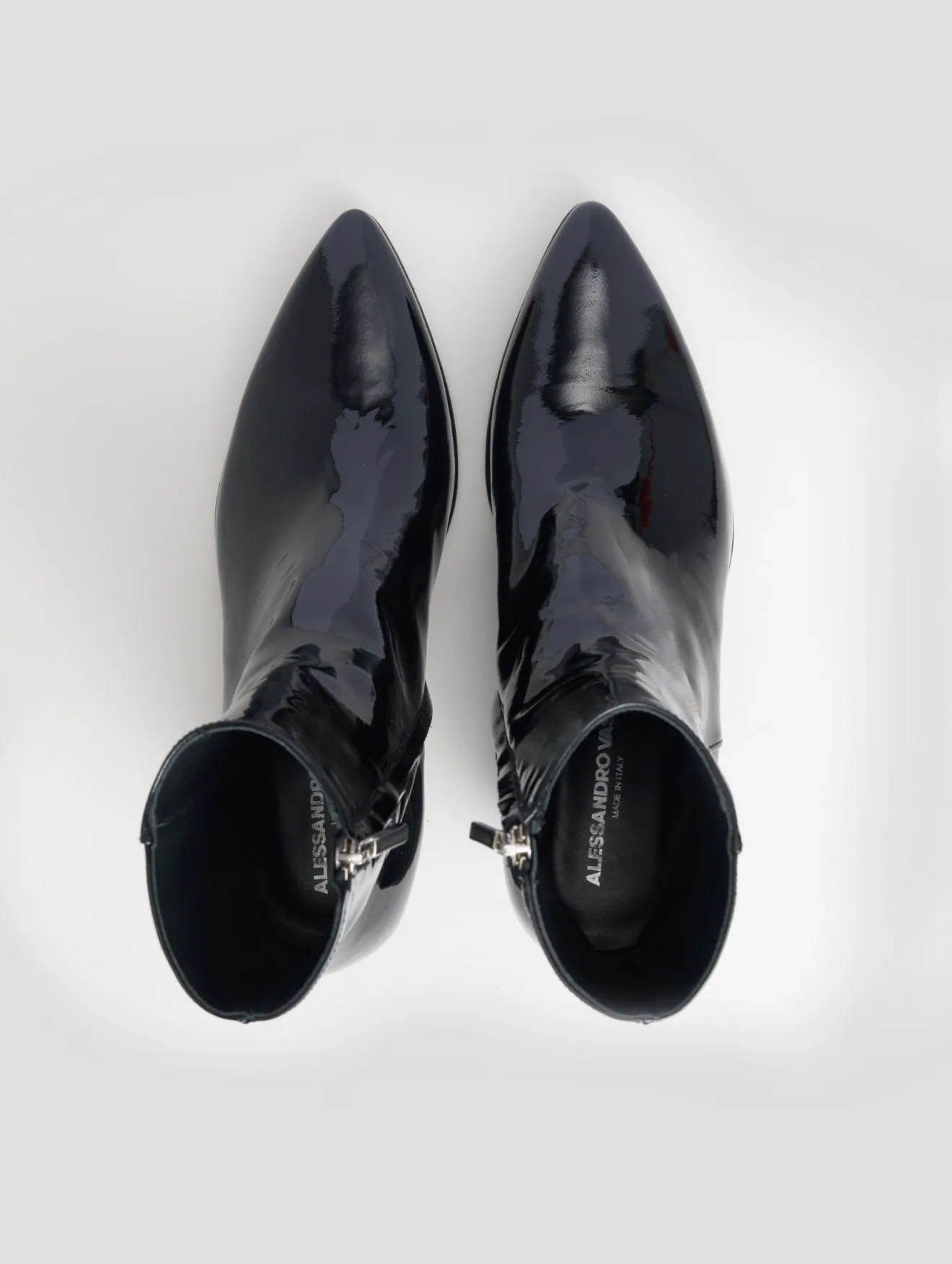 NICO 60MM ANKLE BOOT IN BLACK PATENT LEATHER - Woman