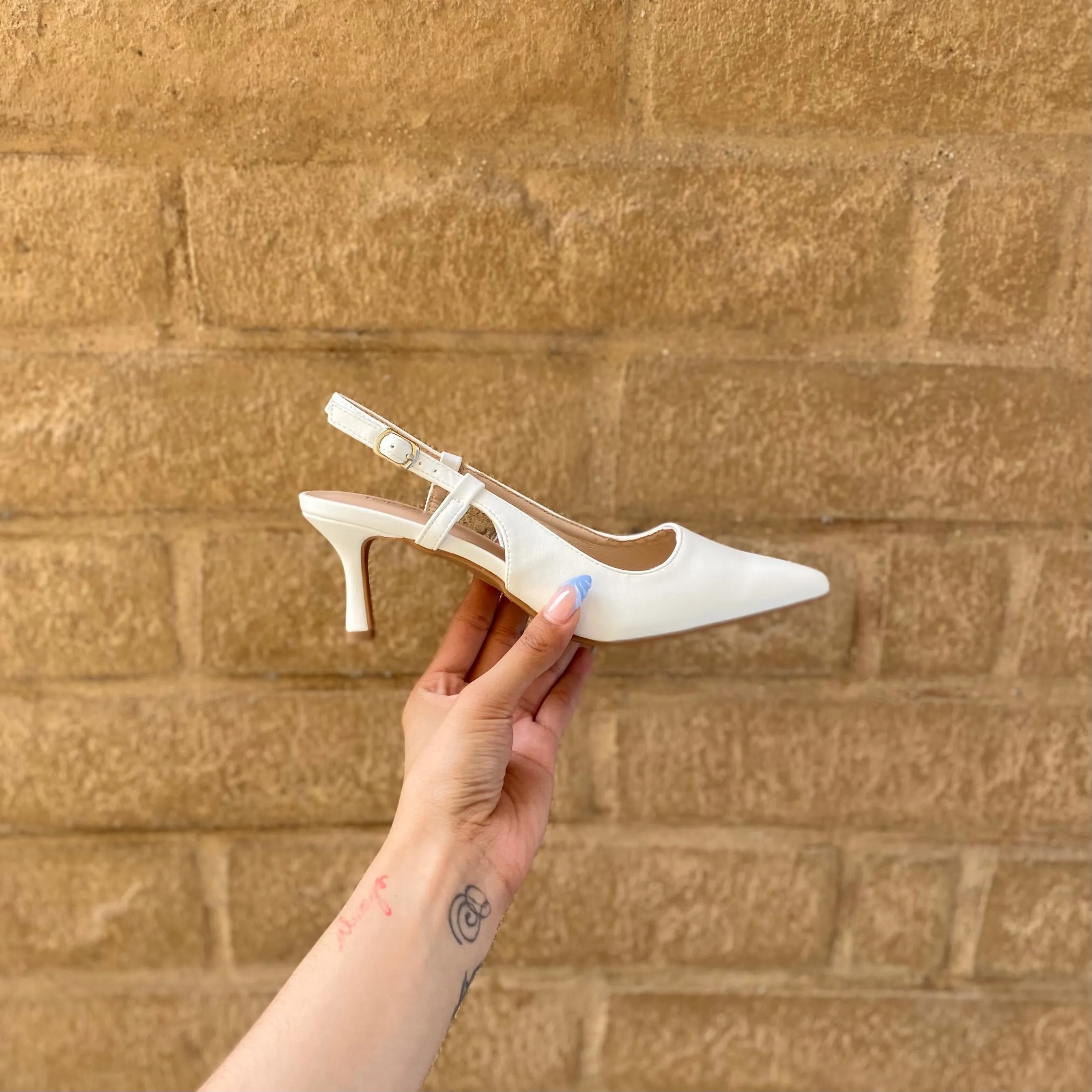 Nicole Heels (White)