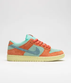 Nike SB Dunk Low Pro Premium Shoes - Orange / Noise Aqua - Emerald Rise - Orange