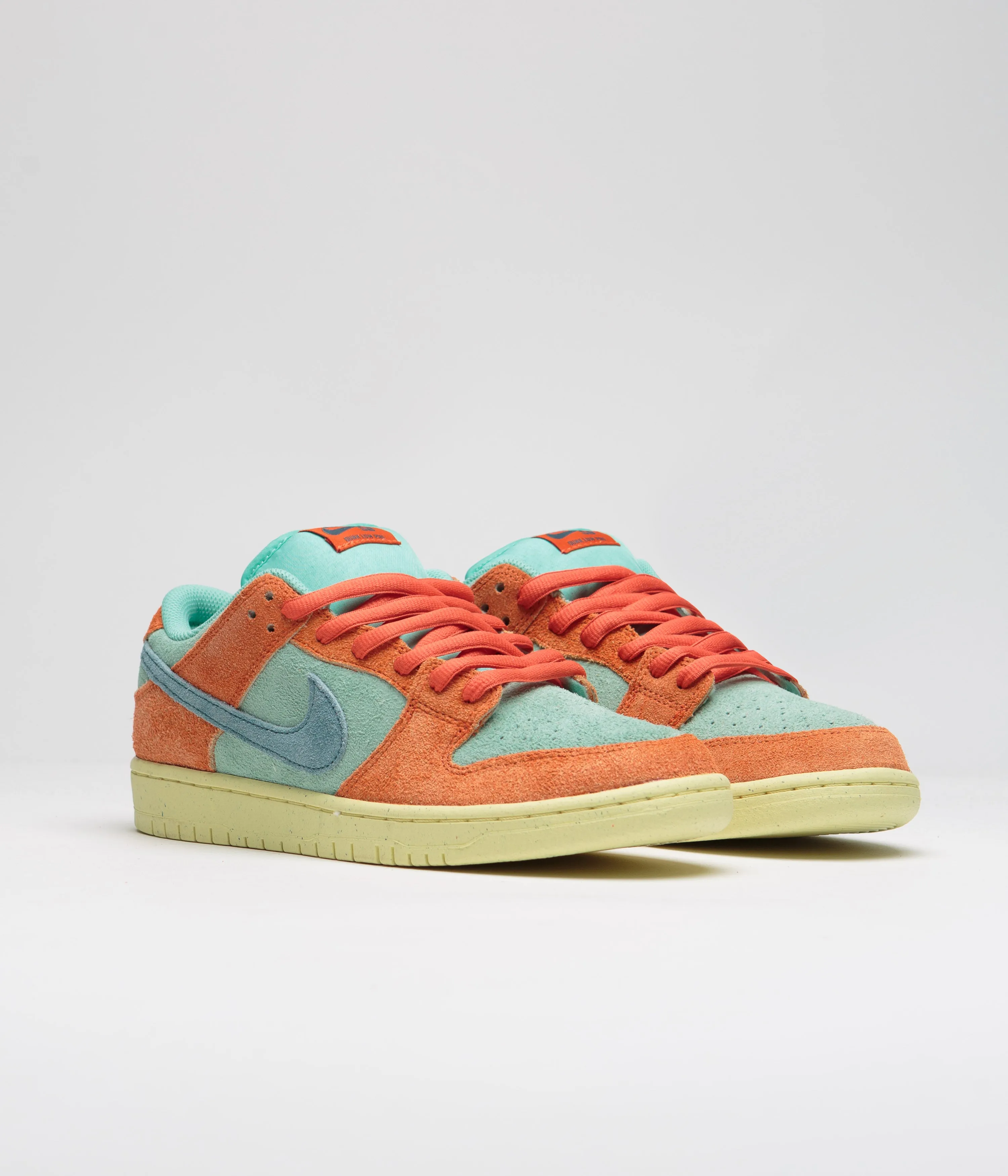 Nike SB Dunk Low Pro Premium Shoes - Orange / Noise Aqua - Emerald Rise - Orange