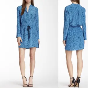 NWOT Robert Rodriguez Printed Silk Drawstring Dress