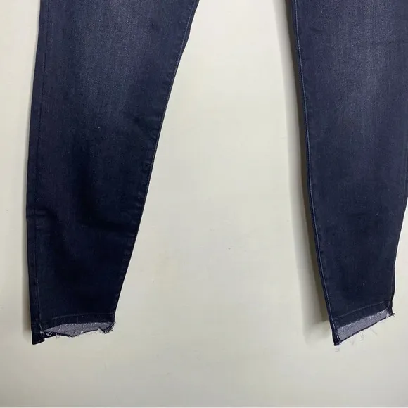 ✨NWT Current/Elliott Black The Stiletto Yuma Slit Step Hem Skinny Jeans Size 28