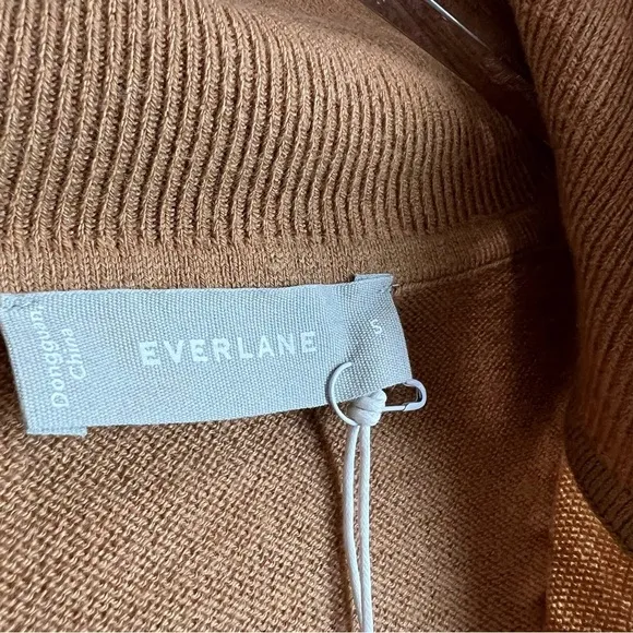 NWT EVERLANE The Luxe Merino Wool Yak 1/2 zip‎ women’s sweater