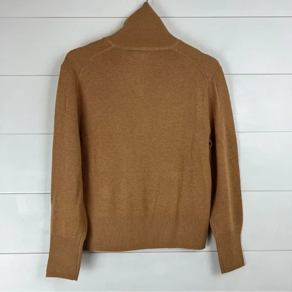NWT EVERLANE The Luxe Merino Wool Yak 1/2 zip‎ women’s sweater