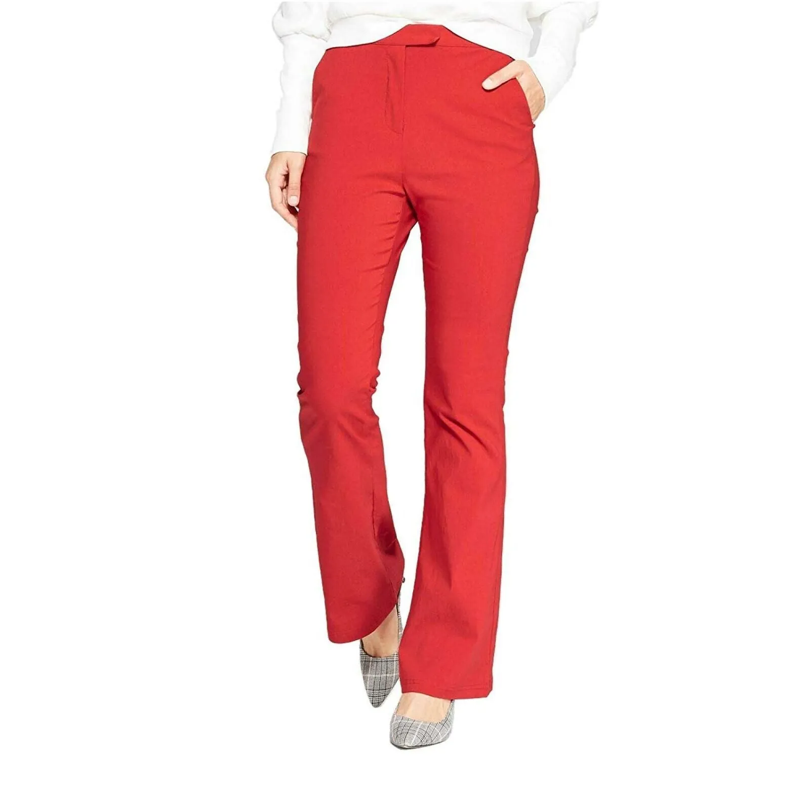 NWT Who What Wear Women's Classic Bootcut Trousers -  14