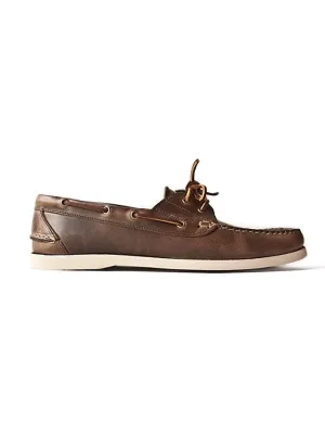 Oakstreet Bootmakers Natural Boat Shoe