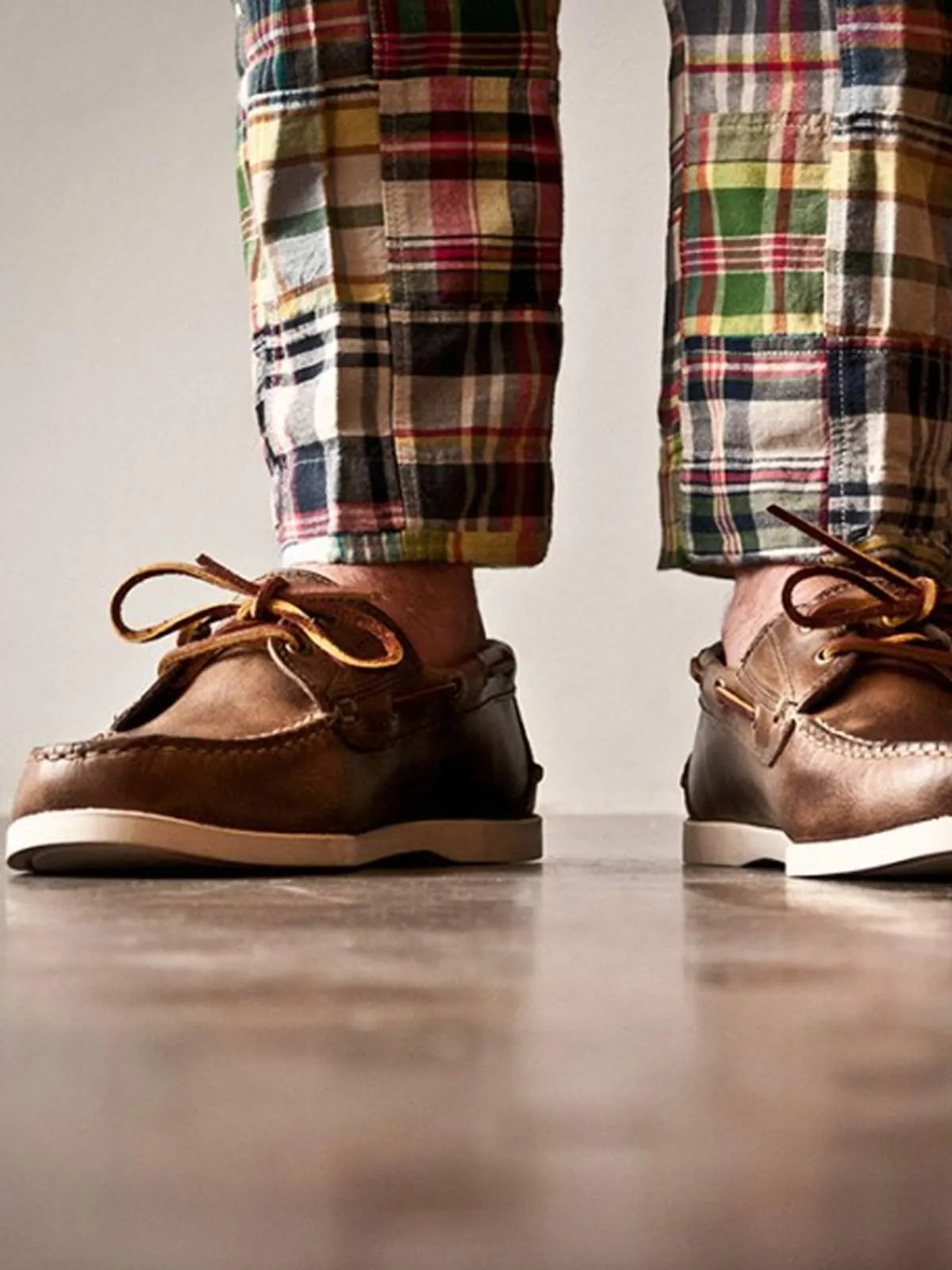 Oakstreet Bootmakers Natural Boat Shoe