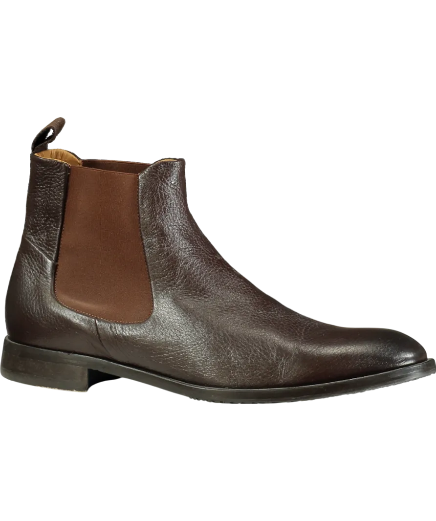 Oliver Sweeny Brown Deer Leather Chelsea Boots UK 9.5 EU 43.5 👞