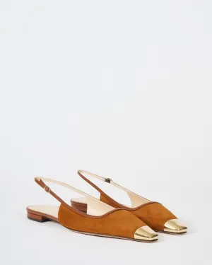 olivia flat slingback