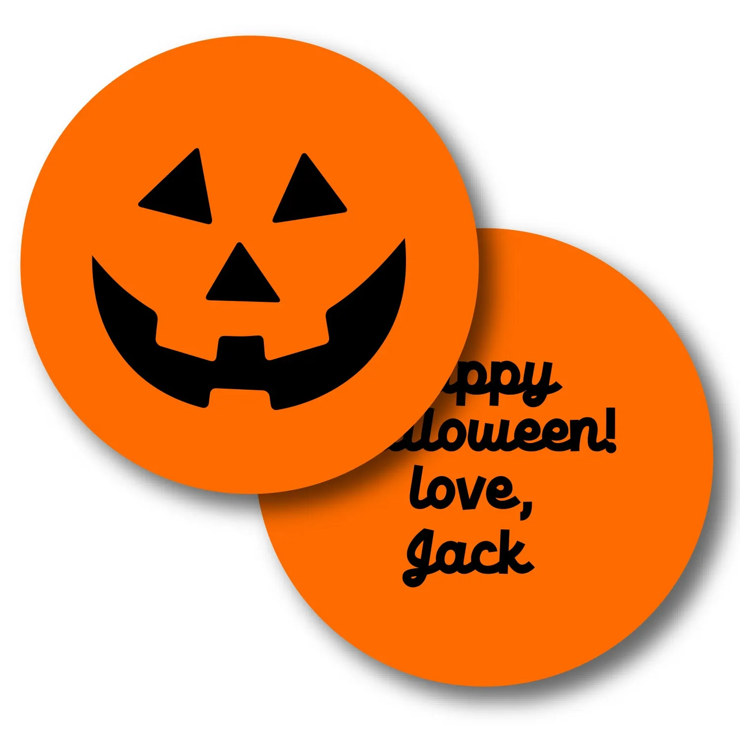 Orange Pumpkin Tag