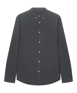Organic Cotton Oxford Long Sleeve Shirt: Mens
