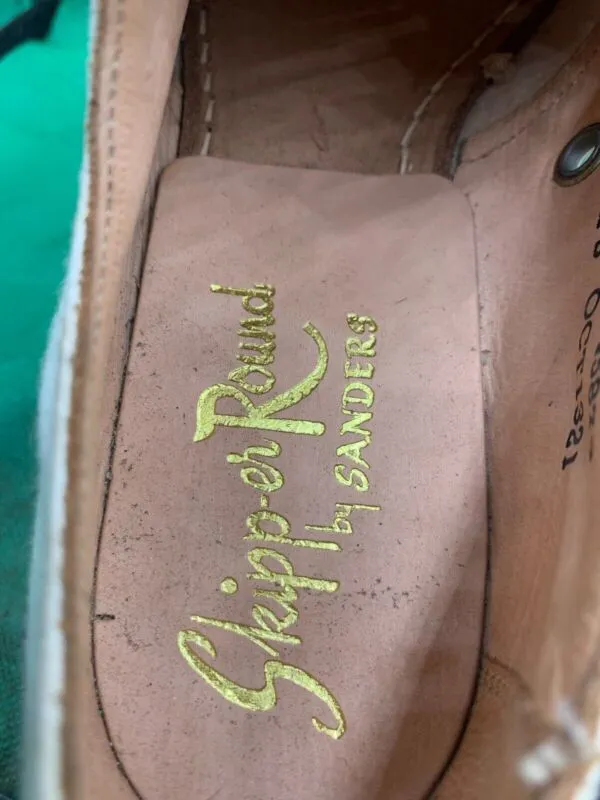 Original WW2 British Army Women's White Summer Shoes - ATS WAAF - Size 230s