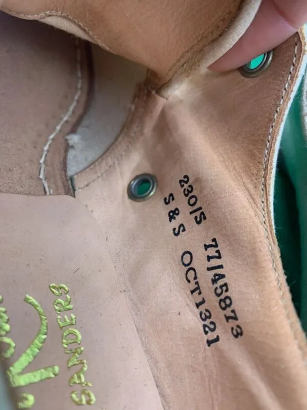 Original WW2 British Army Women's White Summer Shoes - ATS WAAF - Size 230s