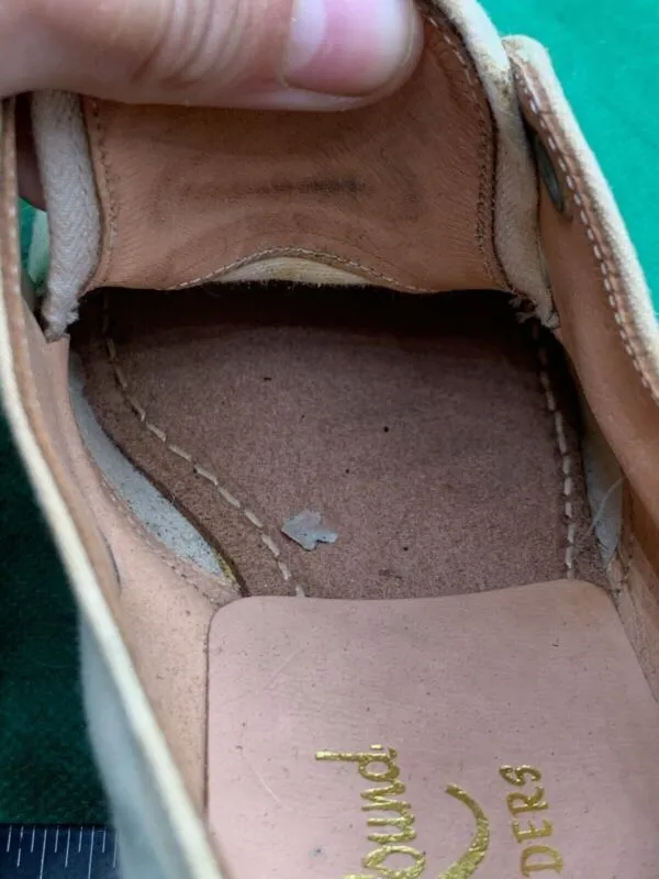 Original WW2 British Army Women's White Summer Shoes - ATS WAAF - Size 235s
