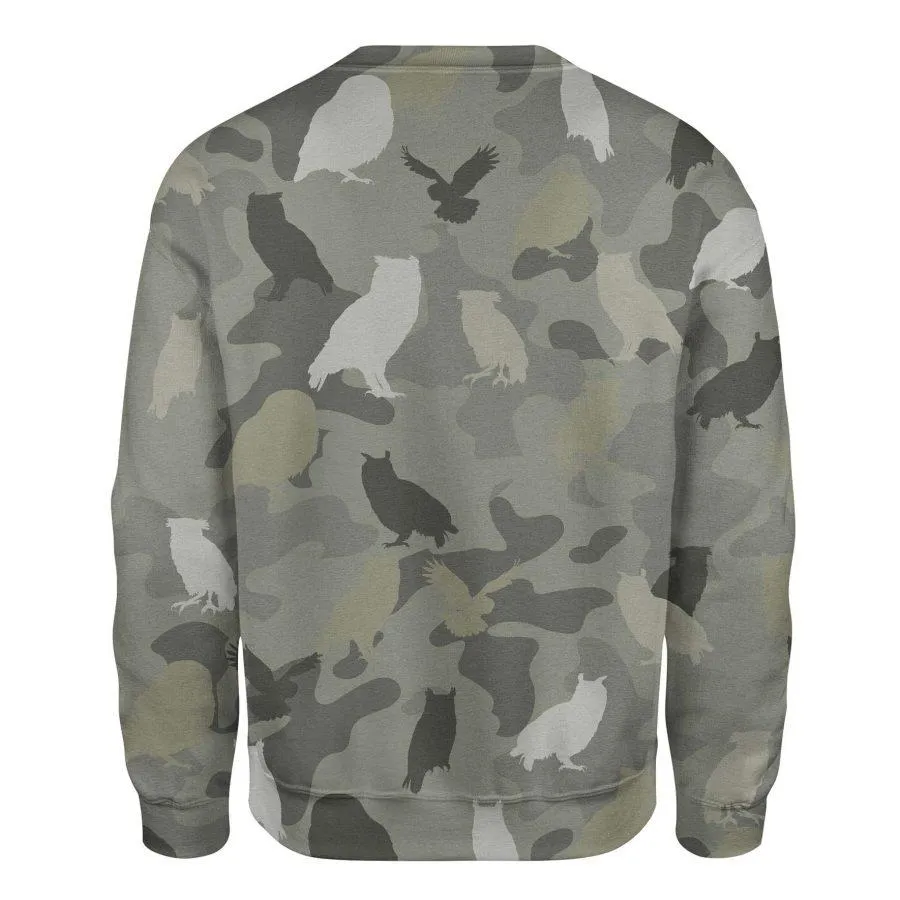 Owl - Camo - Premium Sweatshirt