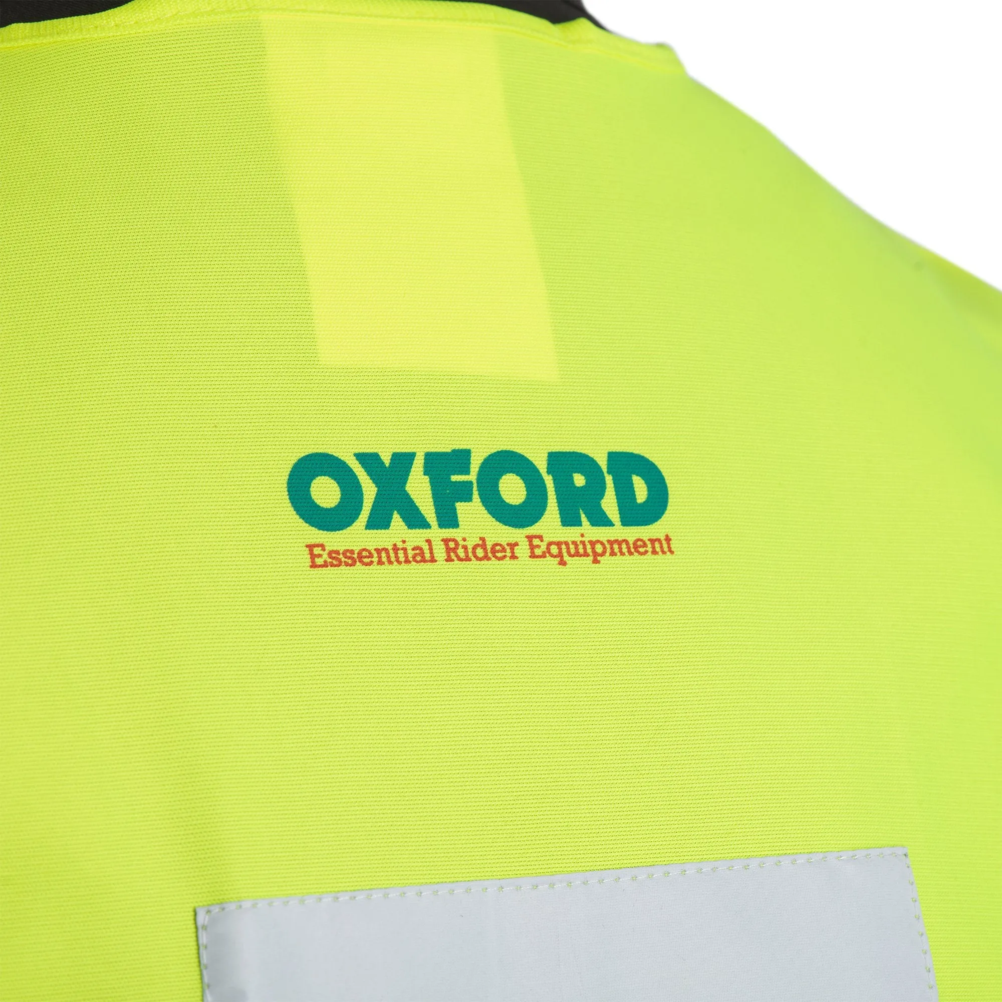OXFORD BRIGHT VEST L PLATE MOTORBIKE MOTORCYCLE CE HI VIZ SAFETY VEHICLE LEARNER