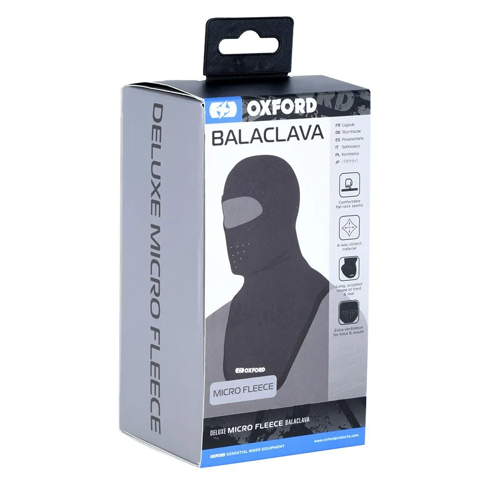 Oxford Deluxe Fleece Balaclava Black