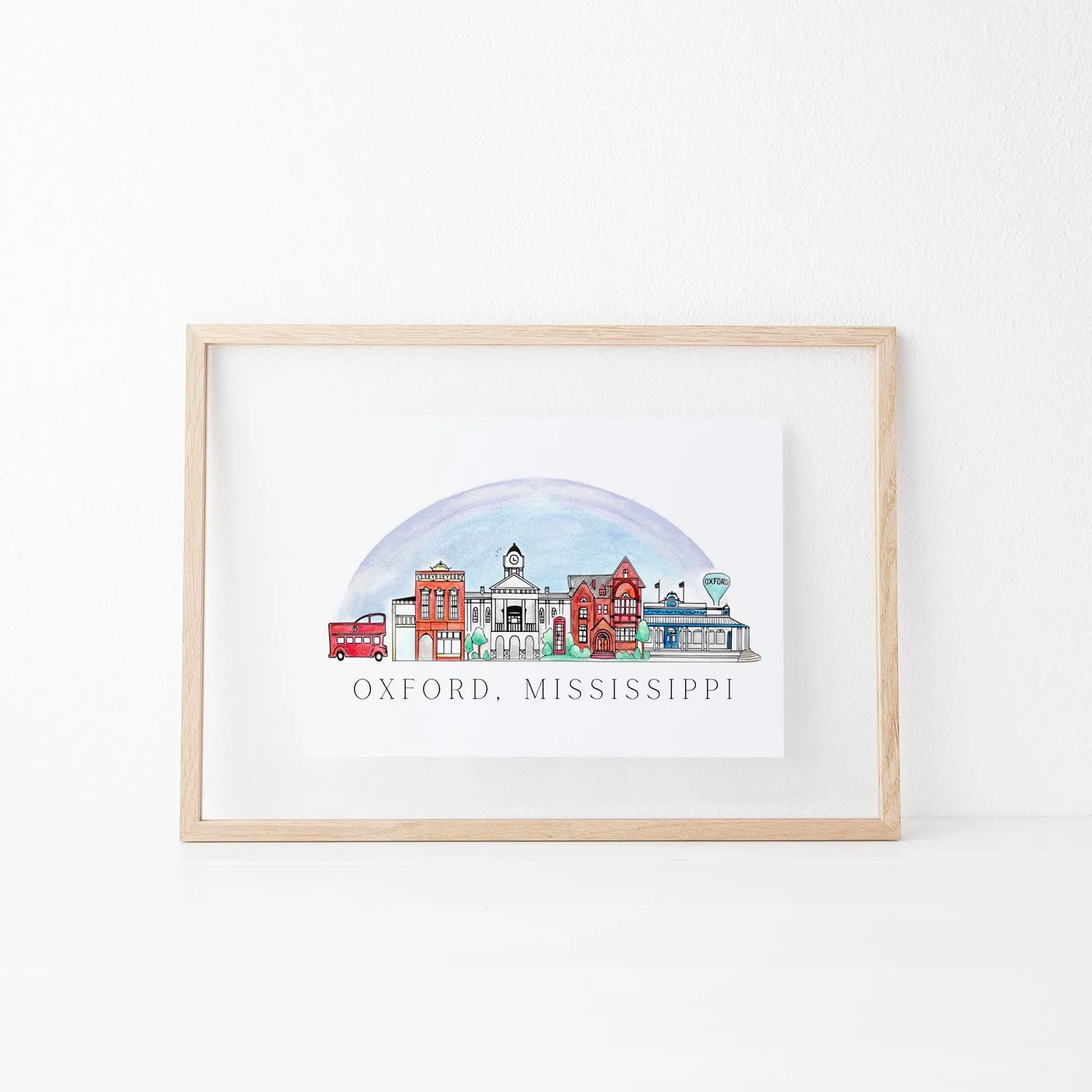 Oxford, Mississippi Art Print