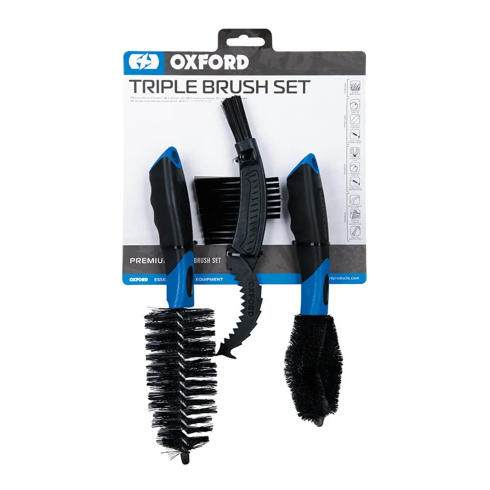 Oxford Triple Brush Set