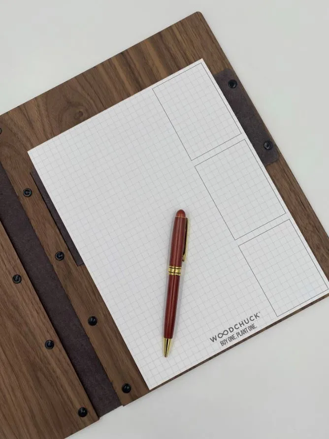 Padfolio in Walnut