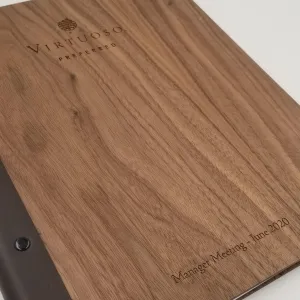 Padfolio in Walnut
