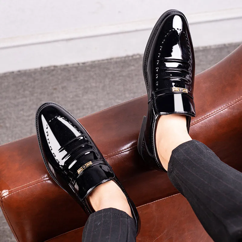 Patent Leather Men Dress Shoes