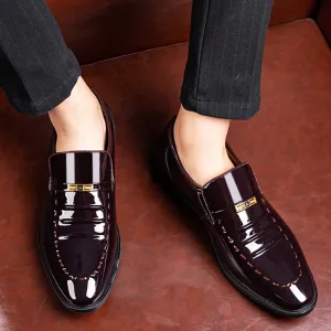 Patent Leather Men Dress Shoes