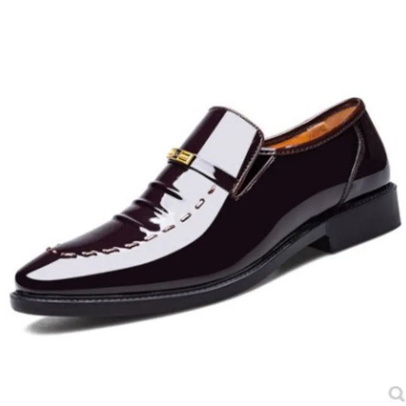 Patent Leather Men Dress Shoes