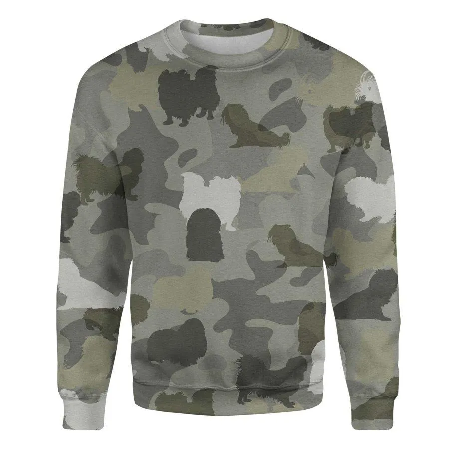 Pekingese - Camo - Premium Sweatshirt