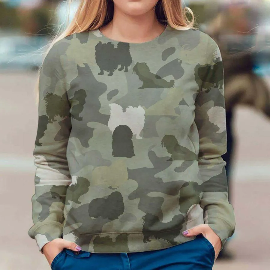 Pekingese - Camo - Premium Sweatshirt